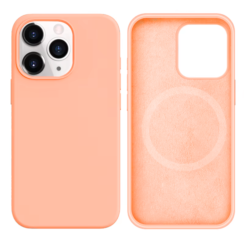 LindeCovers iPhone 13 Pro Silikonecover - MagSafe Kompatibel 59 Grapefruit