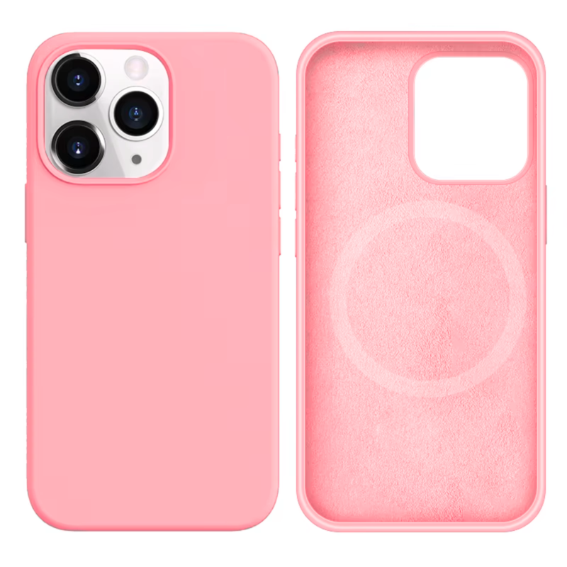 LindeCovers iPhone 13 Pro Silikonecover - MagSafe Kompatibel 6 Rose Pink