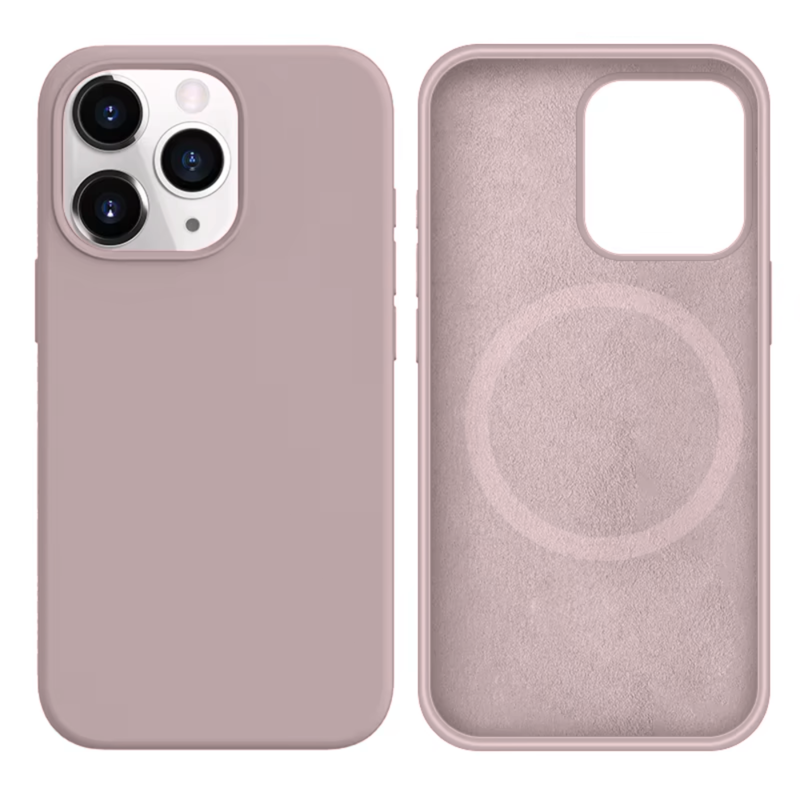 LindeCovers iPhone 13 Pro Silikonecover - MagSafe Kompatibel 7 Lavender Violet