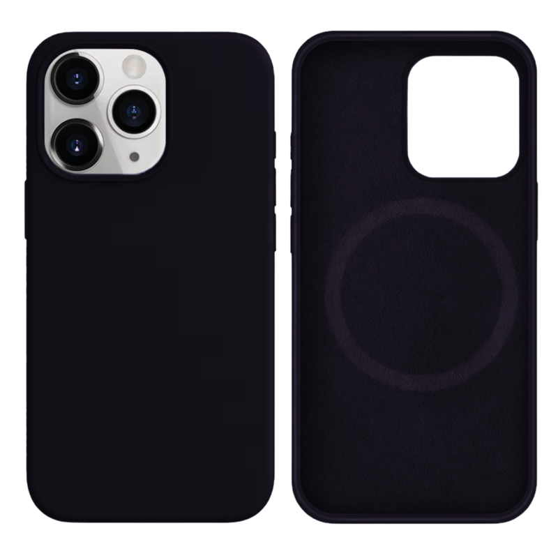 LindeCovers iPhone 13 Pro Silikonecover - MagSafe Kompatibel 77 Berry Purple