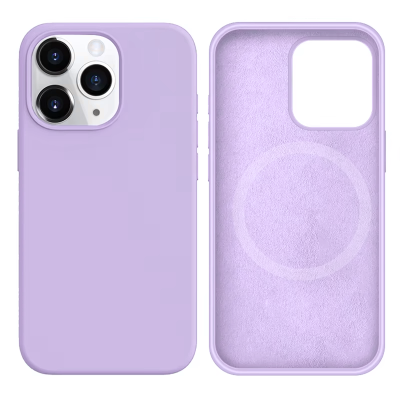 LindeCovers iPhone 13 Pro Silikonecover - MagSafe Kompatibel 76 Lilac
