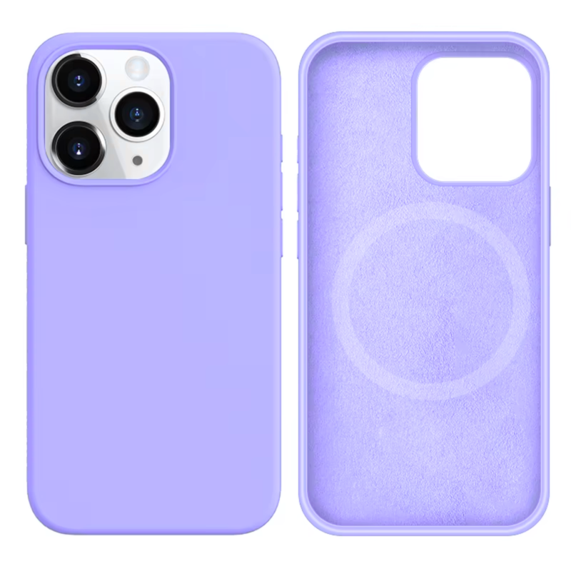 LindeCovers iPhone 13 Pro Silikonecover - MagSafe Kompatibel 41 Light Purple