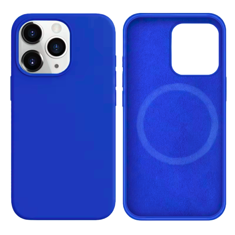 LindeCovers iPhone 13 Pro Silikonecover - MagSafe Kompatibel 40 Gemstone Blue