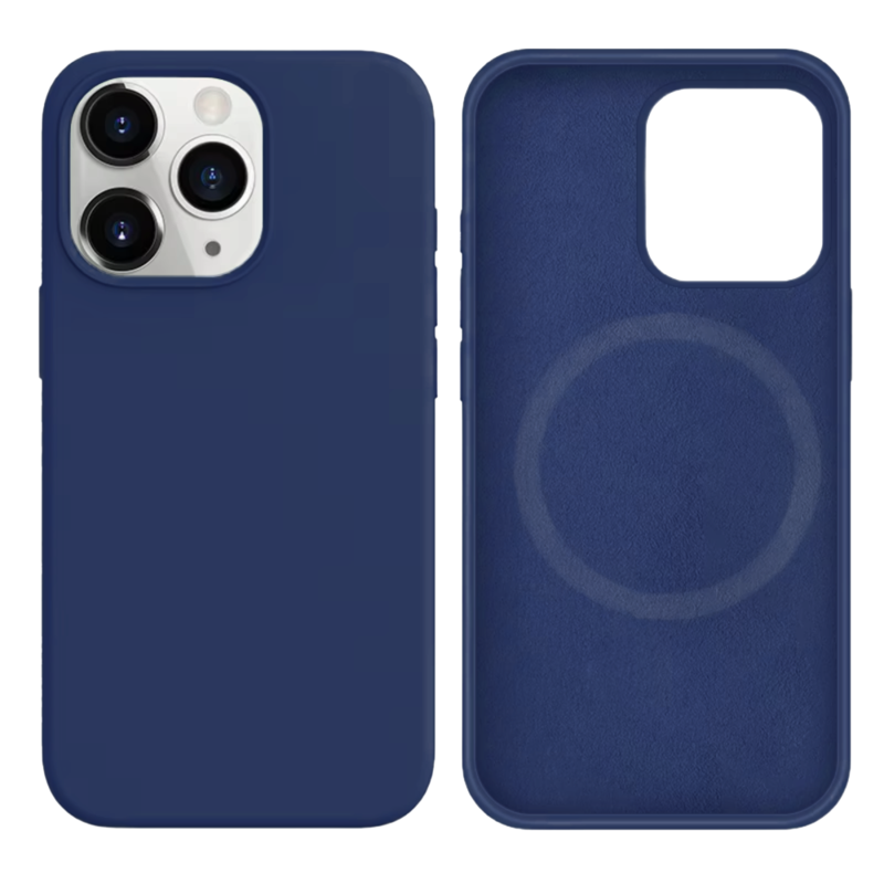 LindeCovers iPhone 13 Pro Silikonecover - MagSafe Kompatibel 57 Ice Ocean Blue