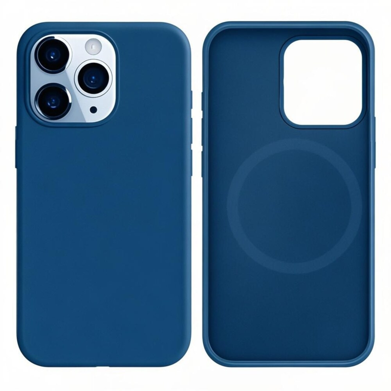 LindeCovers iPhone 13 Pro Silikonecover - MagSafe Kompatibel 20 Cobalt Blue