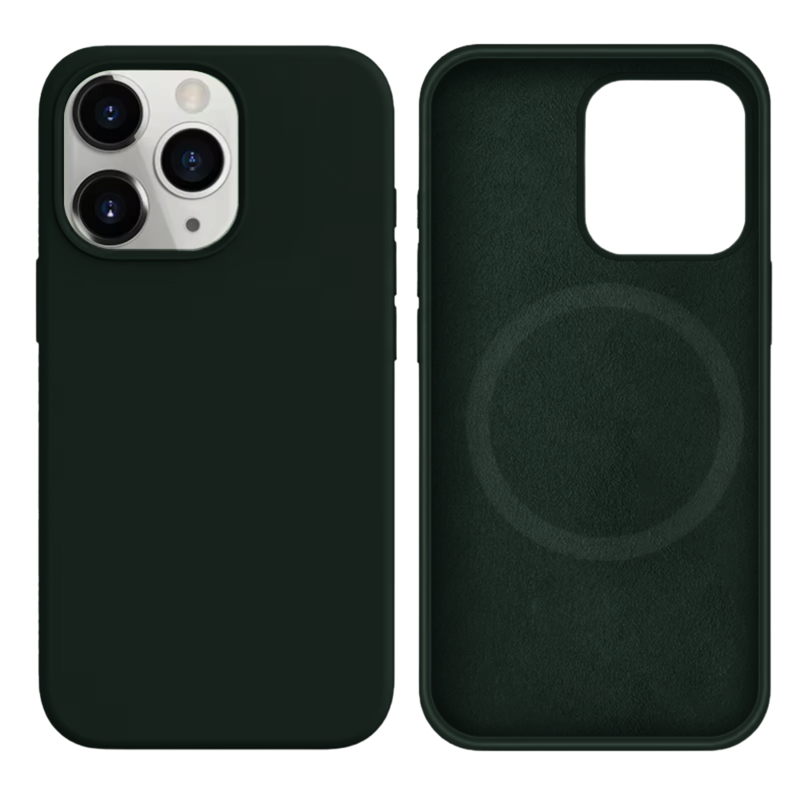 LindeCovers iPhone 13 Pro Silikonecover - MagSafe Kompatibel 64 New Green