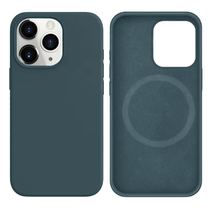LindeCovers iPhone 13 Pro Silikonecover - MagSafe Kompatibel 72 Granny Gray