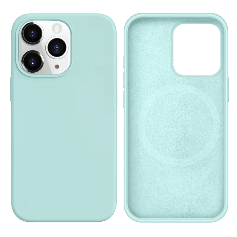 LindeCovers iPhone 13 Pro Silikonecover - MagSafe Kompatibel 73 Light Lime Green