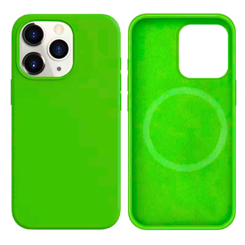 LindeCovers iPhone 13 Pro Silikonecover - MagSafe Kompatibel 31 Dark Green