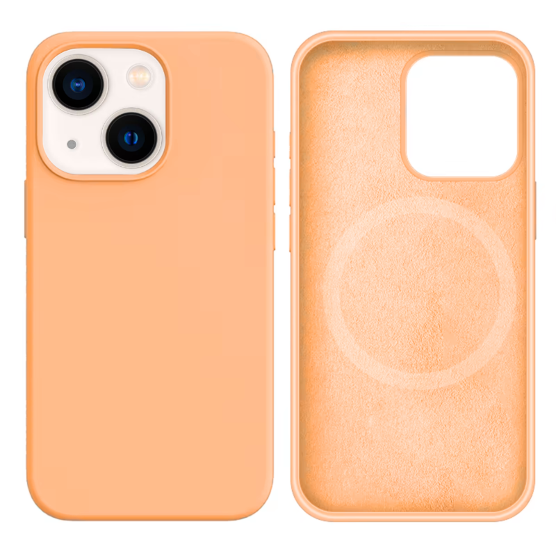LindeCovers iPhone 13 Mini Silikonecover - MagSafe Kompatibel 69 Honeydew