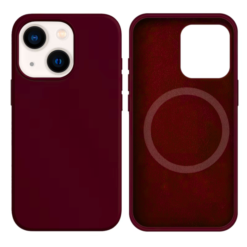 LindeCovers iPhone 13 Mini Silikonecover - MagSafe Kompatibel 52 Violet