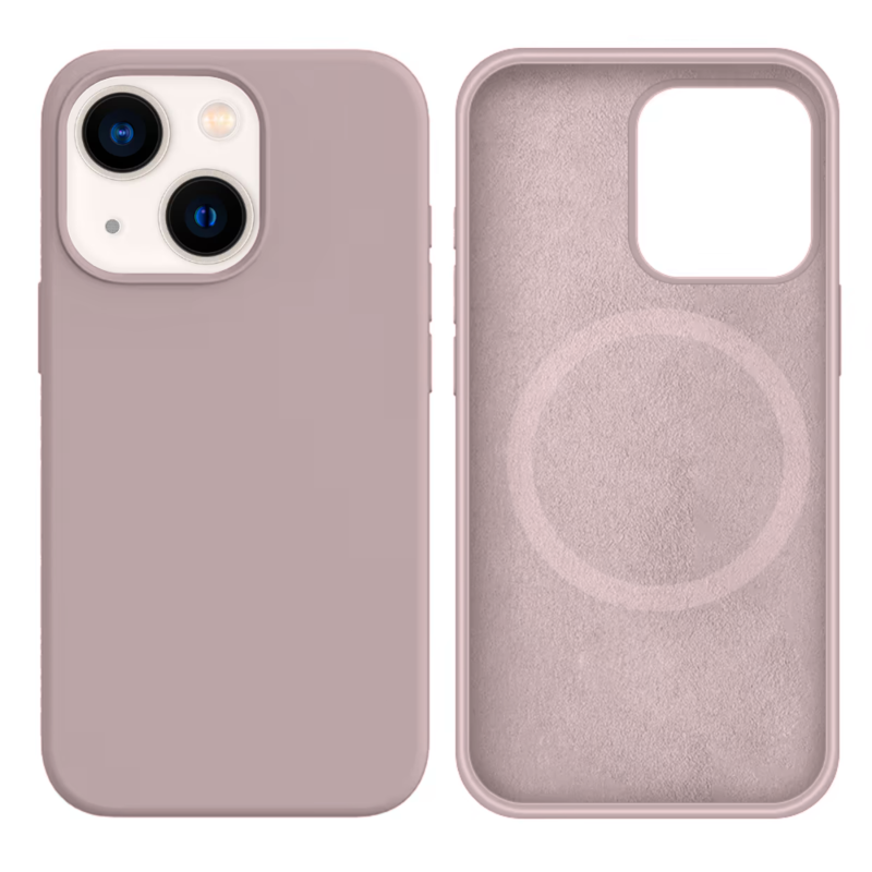 LindeCovers iPhone 13 Mini Silikonecover - MagSafe Kompatibel 7 Lavender Violet