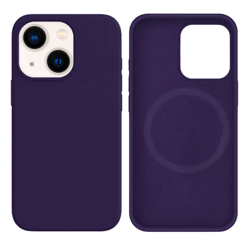 LindeCovers iPhone 13 Mini Silikonecover - MagSafe Kompatibel 71 Amethyst
