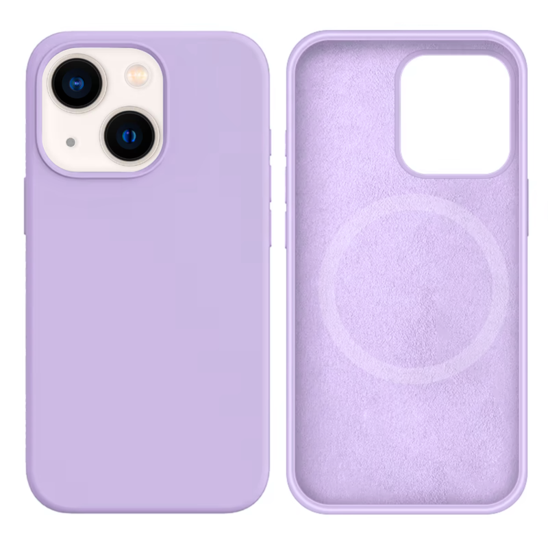 LindeCovers iPhone 13 Mini Silikonecover - MagSafe Kompatibel 76 Lilac