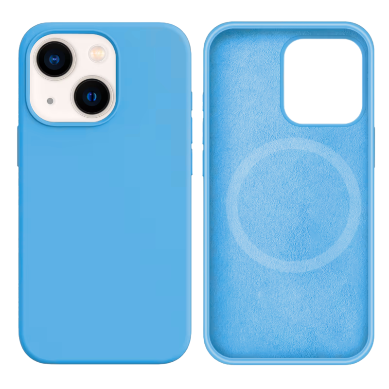 LindeCovers iPhone 13 Mini Silikonecover - MagSafe Kompatibel 53 Chrysant Hemum