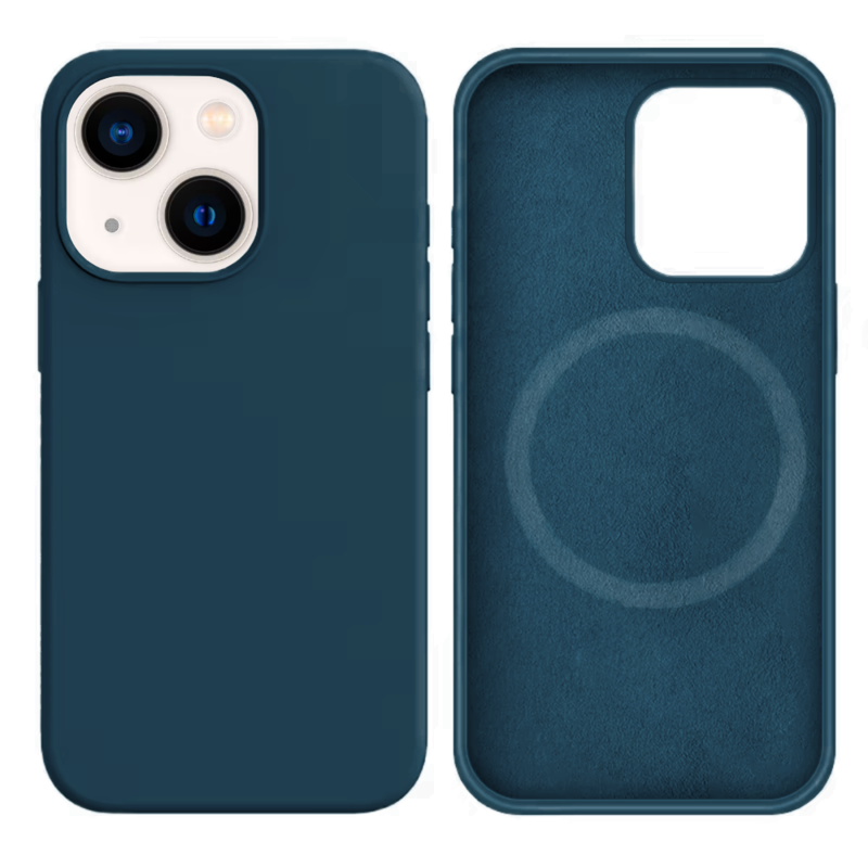 LindeCovers iPhone 13 Mini Silikonecover - MagSafe Kompatibel 35 Starry Blue