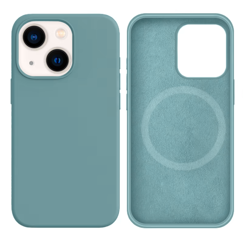 LindeCovers iPhone 13 Mini Silikonecover - MagSafe Kompatibel 61 Cactus