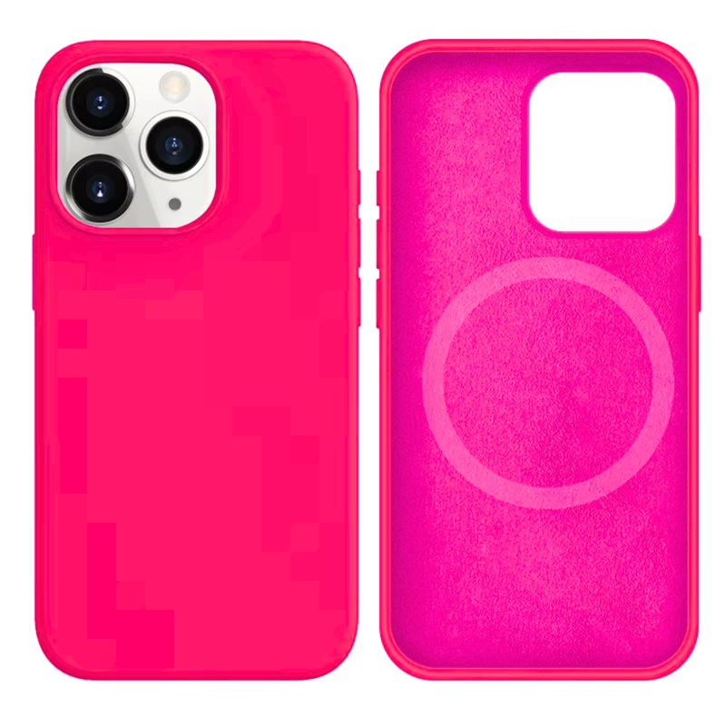 LindeCovers iPhone 14 Pro Max Silikonecover - MagSafe Kompatibel 47 Fluorescent
