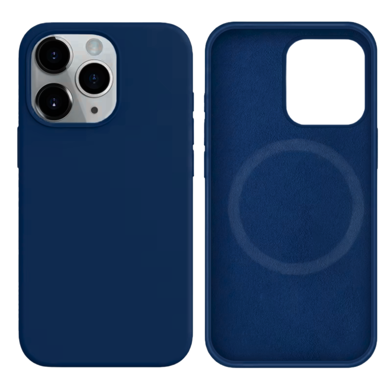 LindeCovers iPhone 14 Pro Max Silikonecover - MagSafe Kompatibel 20 Cobalt Blue