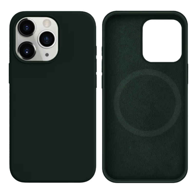 LindeCovers iPhone 14 Pro Max Silikonecover - MagSafe Kompatibel 64 New Green