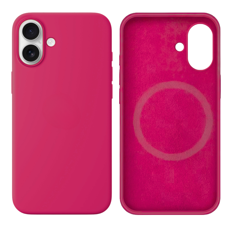 LindeCovers iPhone 16 Silikonecover - MagSafe Kompatibel 54 Dragon Fruit Color