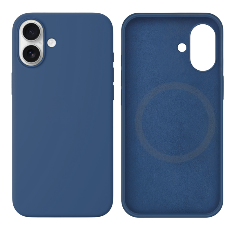 LindeCovers iPhone 16 Silikonecover - MagSafe Kompatibel 74 Bird Feather Moniror