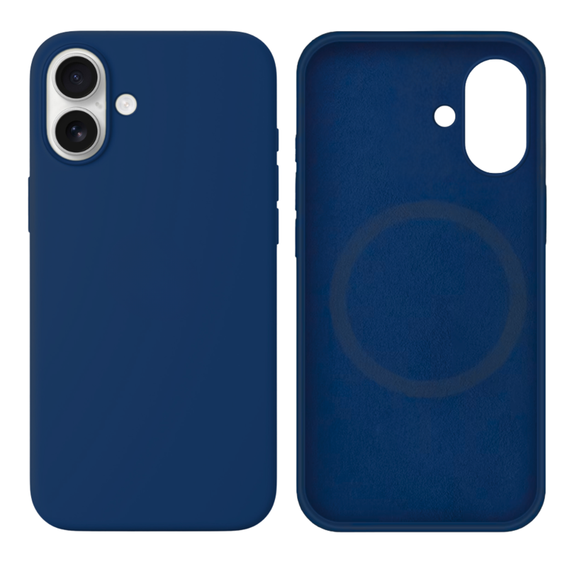 LindeCovers iPhone 16 Silikonecover - MagSafe Kompatibel 20 Cobalt Blue