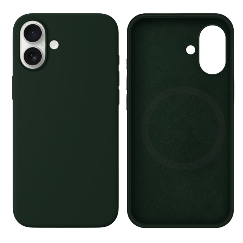 LindeCovers iPhone 16 Silikonecover - MagSafe Kompatibel 64 New Green