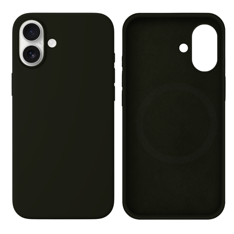 LindeCovers iPhone 16 Silikonecover - MagSafe Kompatibel 34 Olive