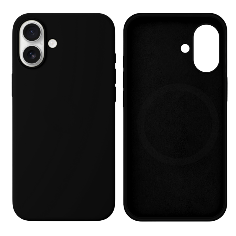 LindeCovers iPhone 16 Silikonecover - MagSafe Kompatibel 18 Black