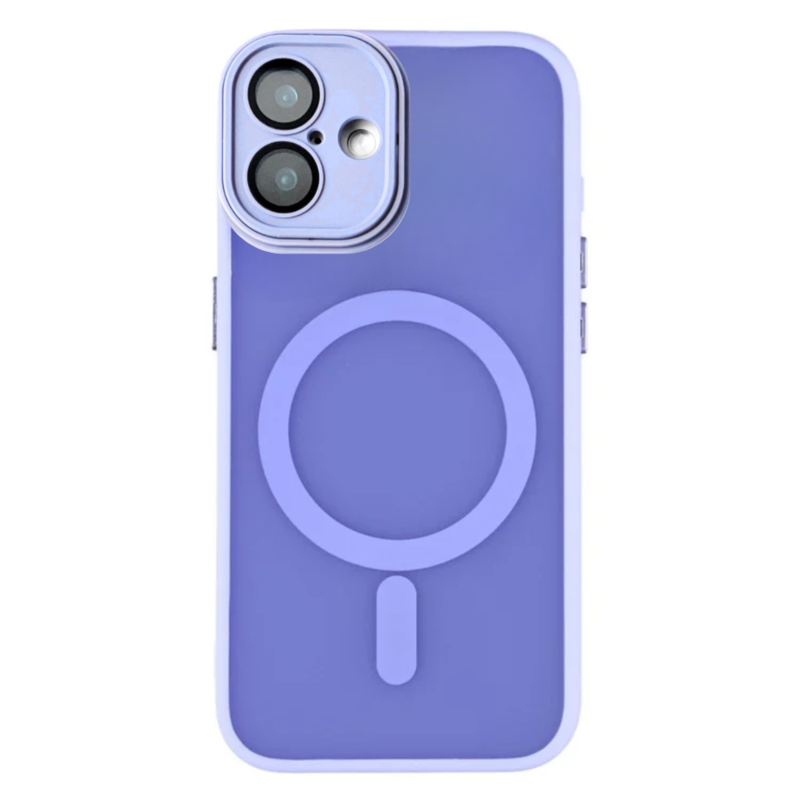LindeCovers iPhone 16 Premium Transparent Cover - MagSafe Kompatibel 05 Light Purple