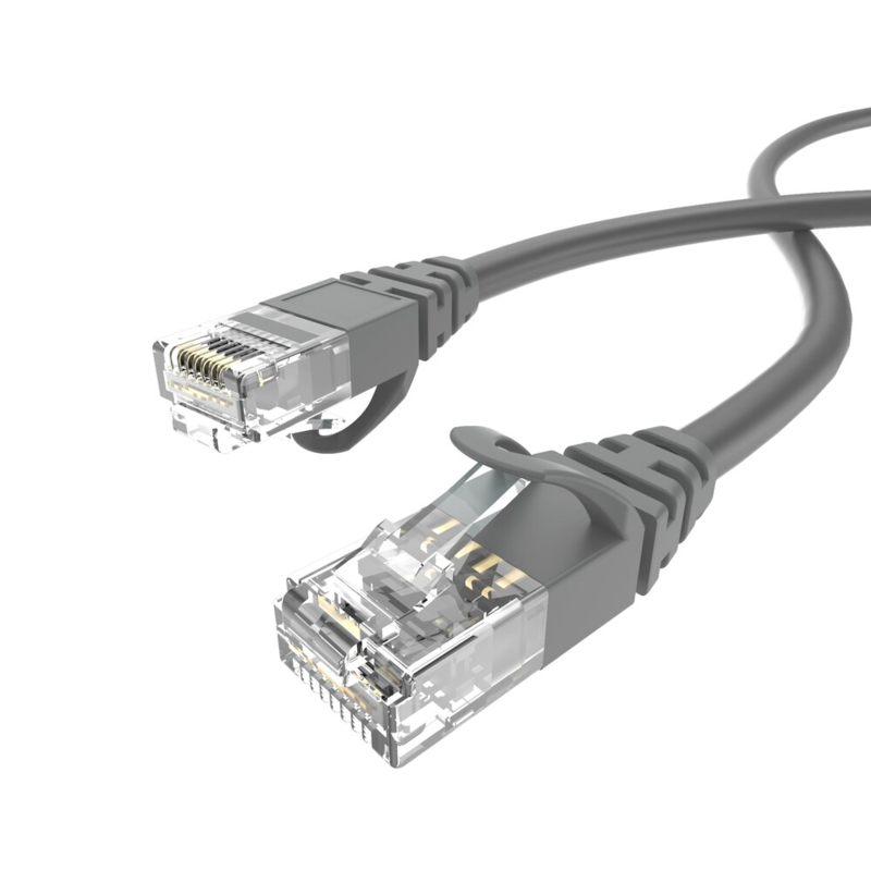 LindeCables CAT6 U/UTP Netværkskabel - 2 m Grå