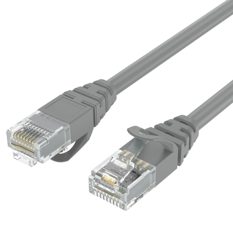 LindeCables CAT6 U/UTP Netværkskabel - 20 m Grå