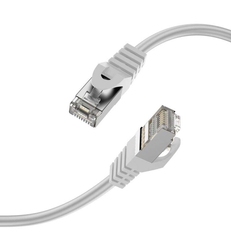 LindeCables CAT6A S/FTP Netværkskabel - 1 m Hvid