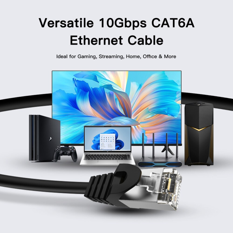 LindeCables CAT6A S/FTP Netværkskabel - 2 m