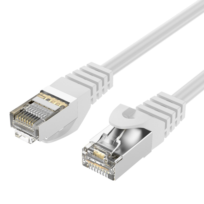 LindeCables CAT6A S/FTP Netværkskabel - 3 m Hvid