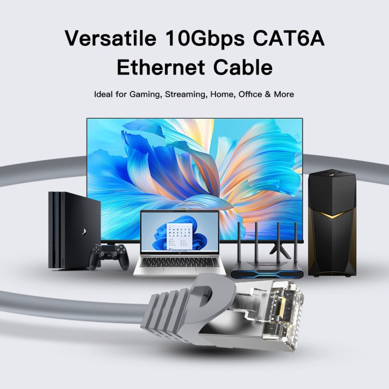 LindeCables CAT6A S/FTP Netværkskabel - 5 m