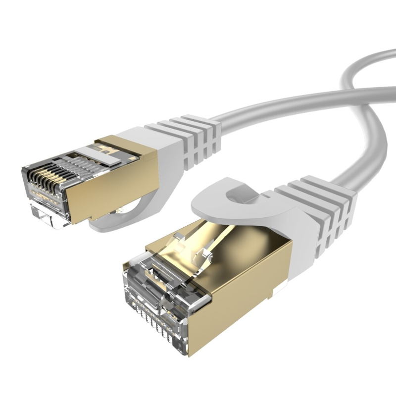 LindeCables CAT7 S/FTP Netværkskabel - 2 m Hvid