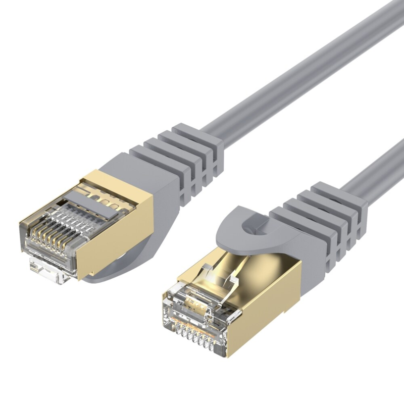 LindeCables CAT7 S/FTP Netværkskabel - 3 m Grå