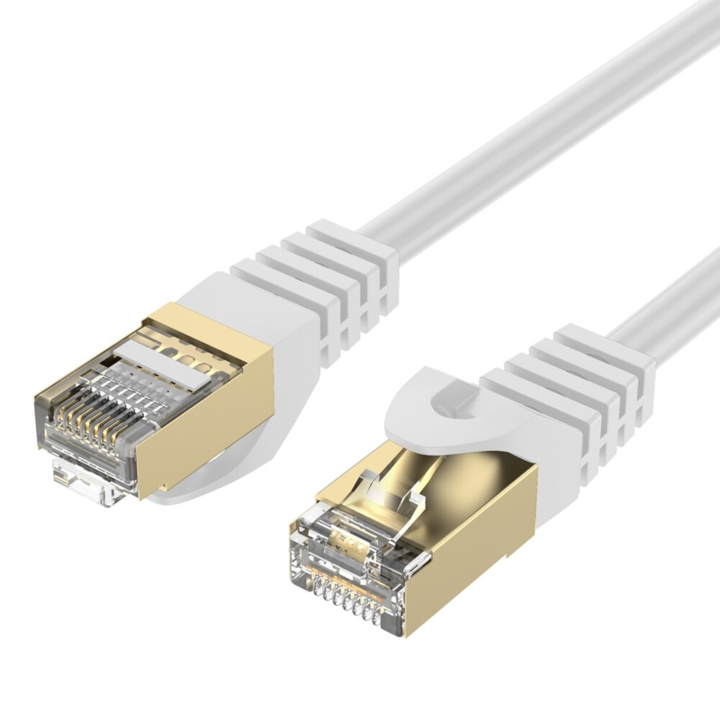 LindeCables CAT7 S/FTP Netværkskabel - 3 m Hvid