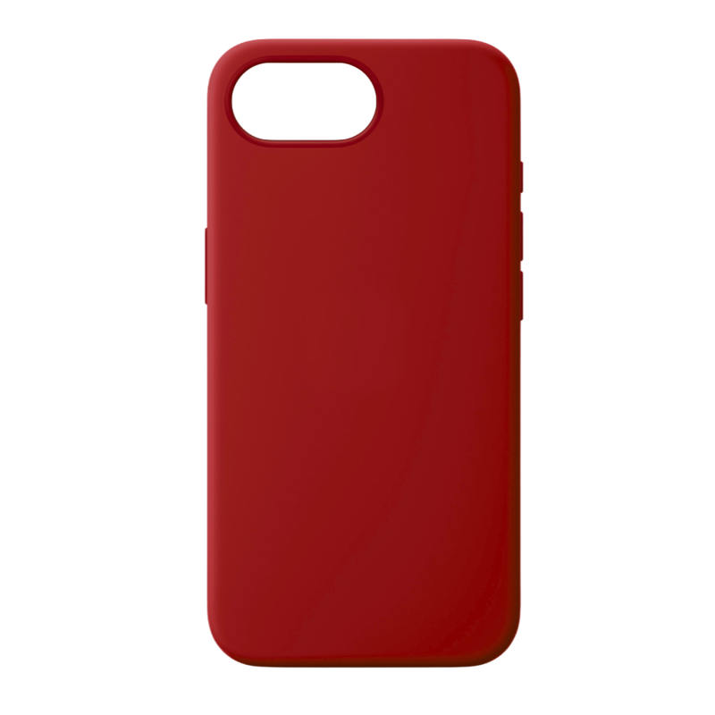 LindeCovers iPhone 16e - Silikonecover 33 Dark Red