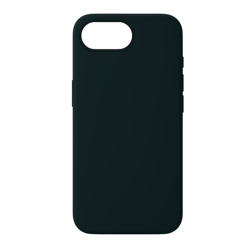 LindeCovers iPhone 16e - Silikonecover 49 Green Black