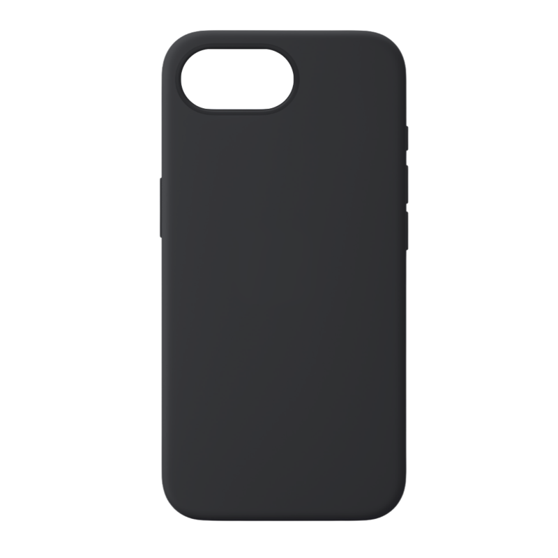 LindeCovers iPhone 16e - Silikonecover 15 Charcoal Gray Black