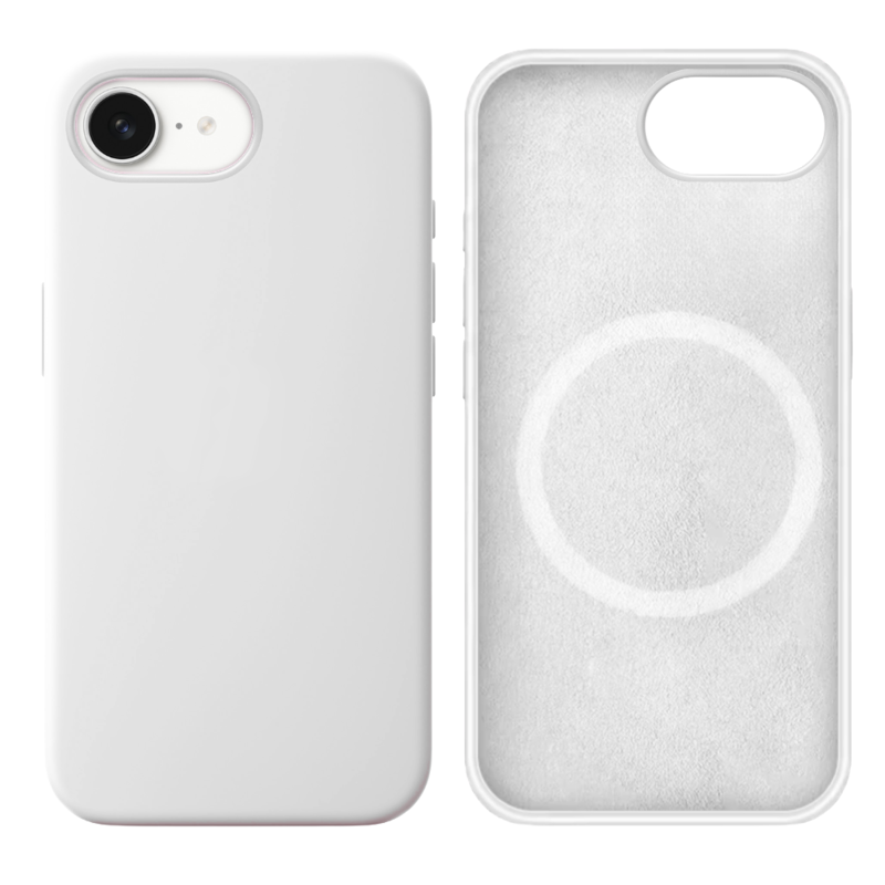 LindeCovers iPhone 16e Silikonecover - MagSafe Kompatibel 9 White