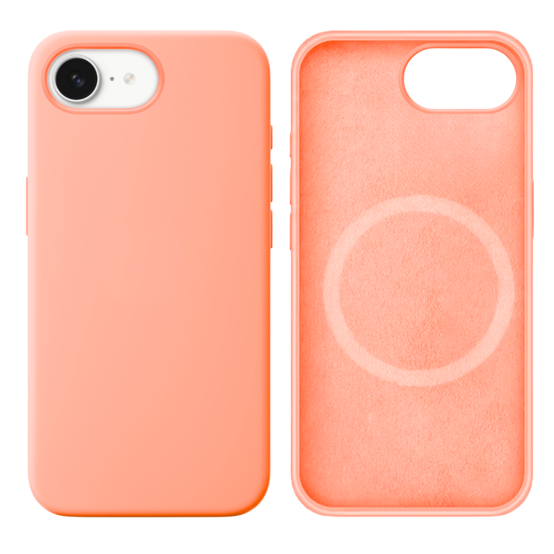 LindeCovers iPhone 16e Silikonecover - MagSafe Kompatibel 59 Grapefruit