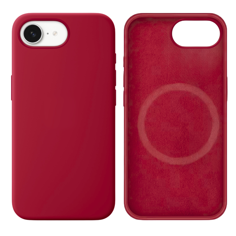 LindeCovers iPhone 16e Silikonecover - MagSafe Kompatibel 36 Rose Red