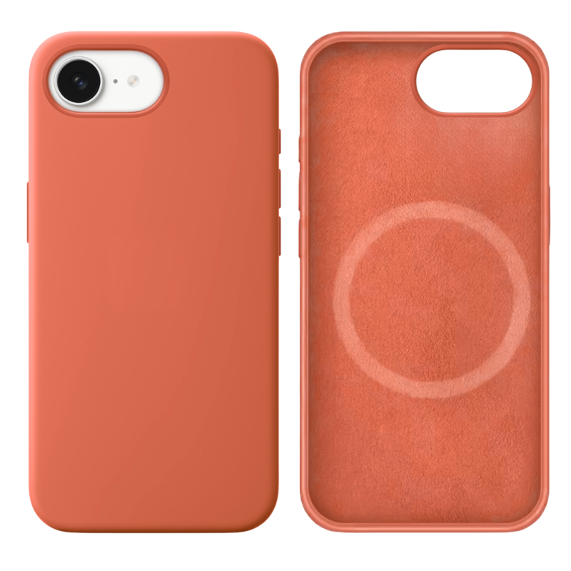 LindeCovers iPhone 16e Silikonecover - MagSafe Kompatibel 27 Begonia