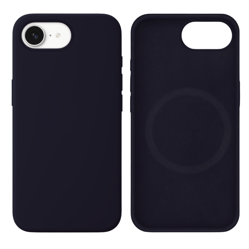 LindeCovers iPhone 16e Silikonecover - MagSafe Kompatibel 77 Berry Purple