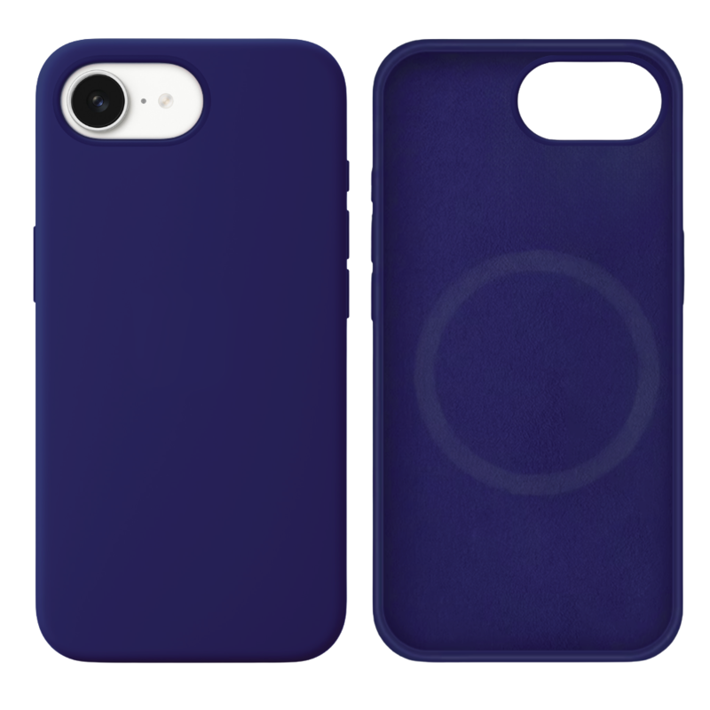 LindeCovers iPhone 16e Silikonecover - MagSafe Kompatibel 77 Berry Purple