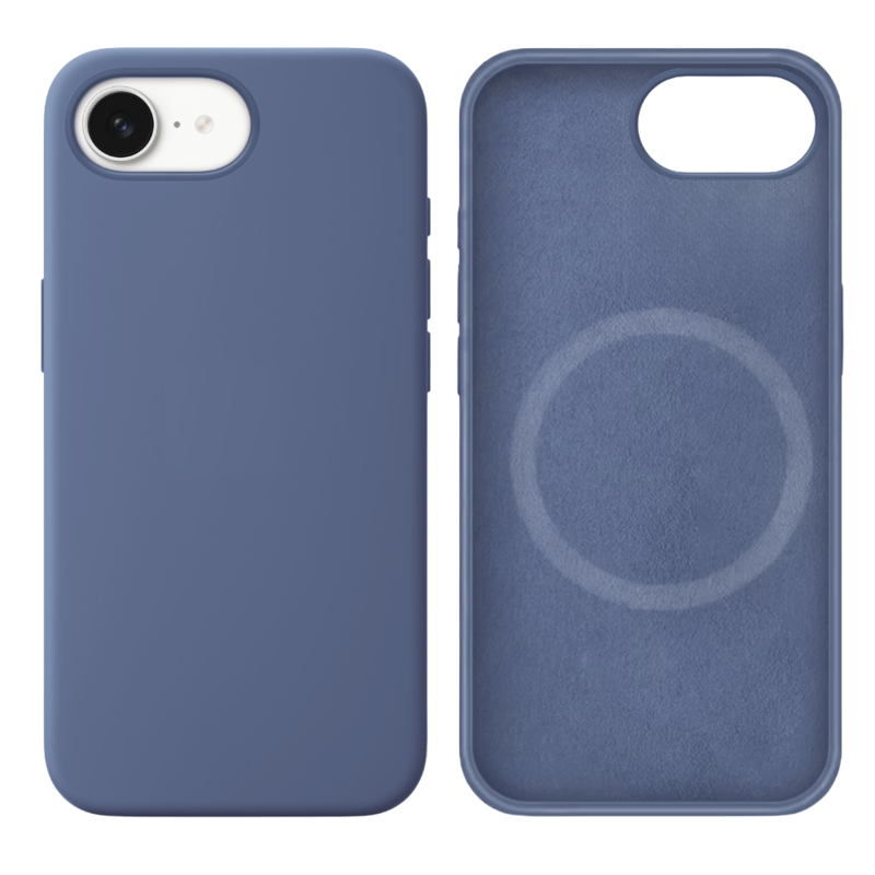 LindeCovers iPhone 16e Silikonecover - MagSafe Kompatibel 46 Lavender Gray
